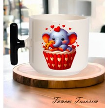 Tanem Bardak Kahve Çay Fincanı Hediye Sevgili Gün 018 - T Kulp Kupa