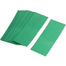 Voltaj 18650 Pil Kaplama Makaronu Koyu Yeşil - 10 Adet