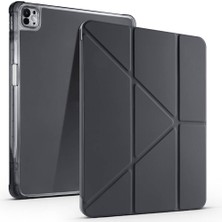 Ceponya iPad Pro 13 2025 M5 Tablet Kılıf Kalem Bölmeli Standlı Lüx Smart Cover