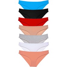 ModaSize 7 Adet Süper Eko Set Likralı Kadın Slip Külot Set 1