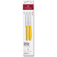 Victorinox 6.7838.2C1 2li 11CM Tırtıklı Domates Bıçağı, Sarı