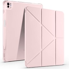 Ceponya iPad Pro 13 2025 M5 Tablet Kılıf Kalem Bölmeli Standlı Lüx Smart Cover