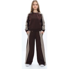 Pantulux Kız Çocuk %100 Pamuk Uzun Kol Oversize Alt&üst Eşofman TAKIMI-EŞT-2027