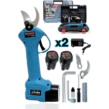 Mur-Cell 9907 Şarjlı Dal Budama Makası 30MM Kesme Çapı Yedek Bıçaklı