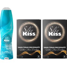 Silky Kiss Ansızın Paketi 4 - Natural Kayganlaştırıcı Jel ve 2 Kutu Yakın Temas Prezervatif
