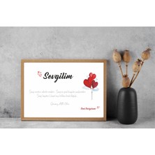 Hsn Sevgililer Günü Tebrik Karton A4 Çerçevesiz 2 Adet