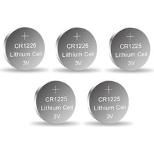 MiraLive Yuma CR1225 Süper Lityum 3V 5’li Kart Düğme Pil