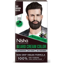 Nisha Sakal Boyama Seti 60ML,10DK Bekleme Süresi Amonyak Paraben Icermez,cilde Leke Yapmaz Brown Black