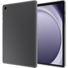 Galaxy Tab A9 Kılıf  Uyumlu Stsr Tablet Süper Silikon Kapak-Renksiz