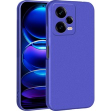 StilStoreTr Xiaomi Redmi Note 12 Pro 5g Kılıf Stsr Premier Silikon Kapak-Saks Mavi