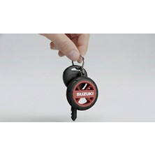 Ümraniye 3D Suzuki Uyumlu Jant/lastik Detaylı Motosiklet Anahtarlığı