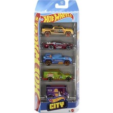Hot Wheels Beşli Araba Seti Hot Wheels City JBJ75