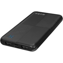 Ayt S-Link IP-G12N 10.000MAH Microusb + Type-C Siyah Taşınabilir Pil Şarj Cihazı Powerbank