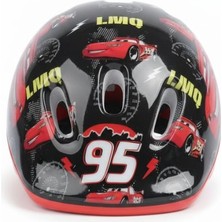 Gümrük Bey Cars (Arabalar Filmi) Temalı Ayarlanabilir Bisiklet Kaskı, Çocuk Kaskı