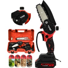 Power Black Extra Güçlü Profesyonel Metal Dişli 18V 1.5AH Şarjlı Dal Budama Testeresi