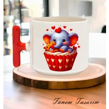 Tanem Bardak Kahve Çay Fincanı Hediye Sevgili Gün 018 - T Kulp Kupa