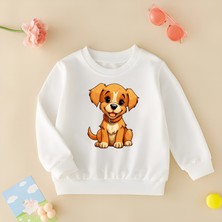 Cda Premium Şirin Köpek Unisex Çocuk Sweatshirt