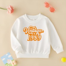 Cda Premium Vintage 1989 Unisex Çocuk Sweatshirt