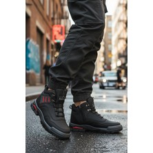 Walkway 444 Kaymaz Soğuğa Dirençli Siyah-Kırmızı Unisex Bot