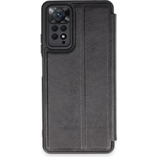 Storozal Newface Xiaomi Redmi Note 12 Pro 4g Kılıf Flip Cover - Siyah