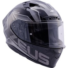Zeus ZS-826 Pearl Black Kapalı Kask