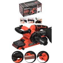 Power Black Profesyonel  Extra Güçlü Elektrikli Cila Tank Zımpara Makinesi