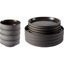 Serax Dune Kelly Wearstler Tasarımı 12 Parça Porselen Yemek Takımı