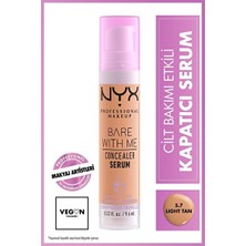 Luua Nyx Professional Makeup Bare With Me Kapatıcı Serum 5.7 Light Tan Concealer