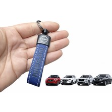 Stilix Garage Nissan Uyumlu Suni Deri Anahtarlık – Şık Tasarım, Dayanıklı Kullanım Lacivert 1 Adet