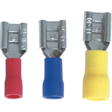 Terminalsan Tfd - 1488 0.5-1.5mm2 Dişi Faston Tip Izoleli Kablo Ucu kırmızı - 200 Adet