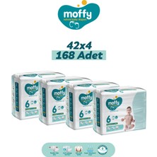 Moffy Jumbo Extra Large No 6 Bebek Bezi (42X 4) 168 Adet