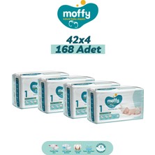 Moffy Twin Newborn No 1 Bebek Bezi (42 x 4) 168 Adet