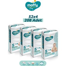 Moffy Jumbo Junior No 5 Bebek Bezi (52X 4) 208 Adet