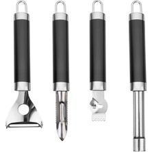 Birpa Icon Black Sılver 4'lü Kombine Set                 (720+721+723+724 )