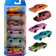 Hot Wheels Beşli Araba Seti Hw Flames HTV47