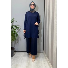 Ghisa Şifon Detaylı Tunik Lacivert 25YOBTNK4689