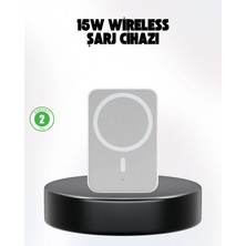 Narnuga Iphone Serileri Ile Uyumlu Magsafe Manyetik Araç Telefon Tutucu ve Şarj Cihazı