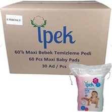 İpek Ipek Bebek Temizleme Pamuğu 60 x 30 Paket