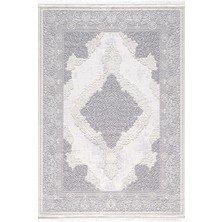 Halı Sepeti Artemis Halı Vanessa 06152A Gri Krem Halı Yumuşak Dokulu Salon Koridor Mutfak Yatak Odası Halısı