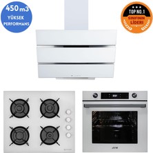 Eminçelik ve Afm Tech Markalı /plus Dijital Turbolu  Ankastre Set (12 226 + FM7701 + FM3251)