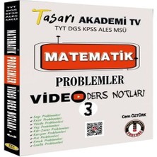 Aesco Tasarı Matematik Problemler Video Ders Notları 3