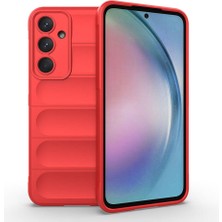 Cavora Galaxy A55 Kılıf Esnek Tpu Oyuklu Arka Yüzey Tasarımlı Etnik Silikon Kapak