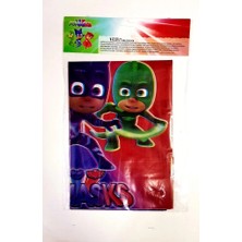 Partyy Bag Pijamaskeliler Temalı Baskılı 120X180 Plastik Doğum Günü Parti Masa Örtüsü