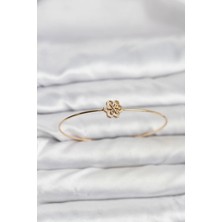 Inure Jewelry Lotus Model Gold Renk Bileklik