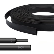 Gwest Woer Isı Ile Daralan Makaron Siyah ÇAP:102MM 25 Metre