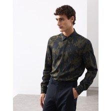 Marks & Spencer Regular Fit Çiçek Desenli Gömlek