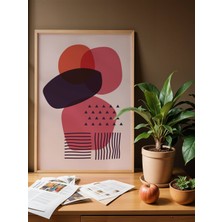 Fuart.Co Boho Puantist Yankı Bohem Serisi Duvar Posteri Dijital Baskı (Çerçevesiz) Hbfu