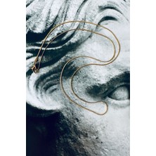 CAPO By Aytaç Yamaç 316L Paslanmaz Çelik Serpentine Zincir Kolye 1mm Kalınlık 65CM Uzunluk