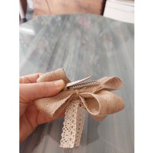 Lolipophobi Keten Fiyonk 10 Cm, Kurdele, Süsleme, Hediye, Kapı Süsü, Parti Malzemesi, Kurdele, Jut