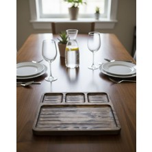 Sammwood Doğal Ahşap Peynir Sunum Tabağı , Kahvaltı Tabağı , Kahvaltı Tepsisi